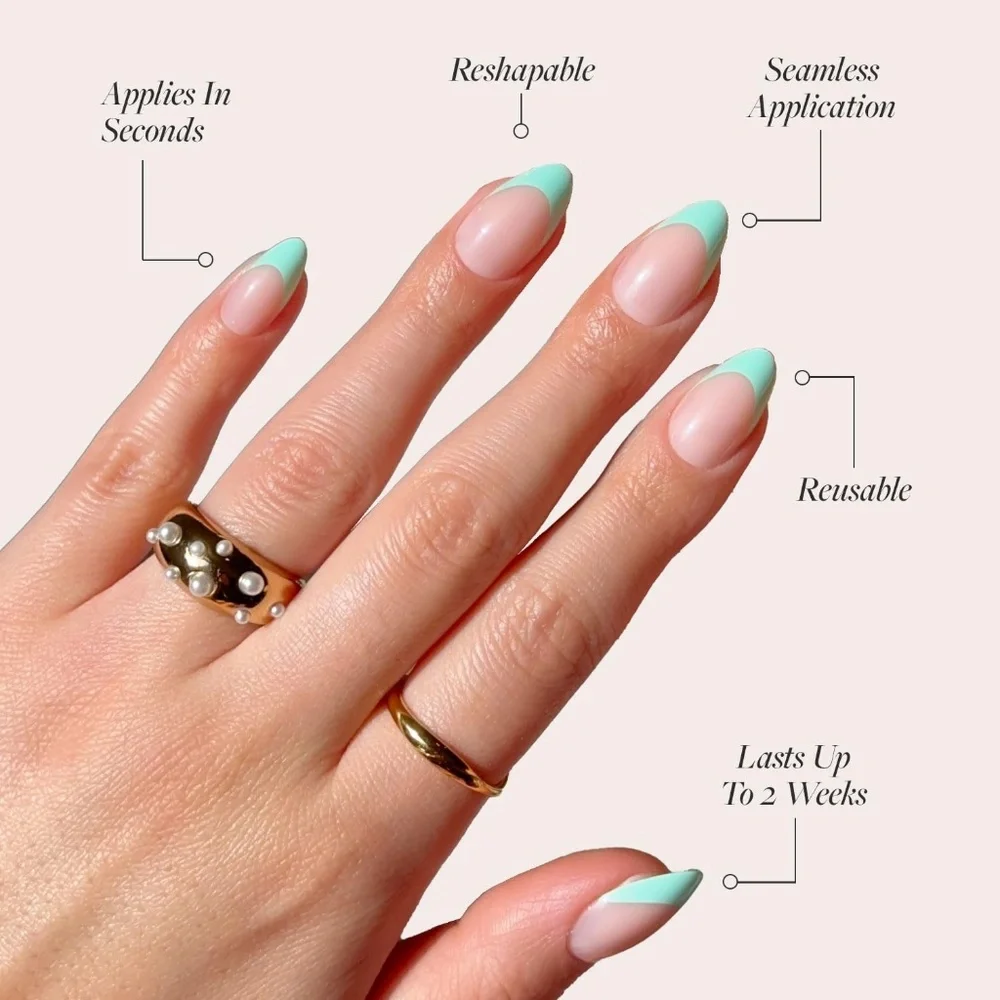 Glamnetic Press On-Nails Pistachio Crème